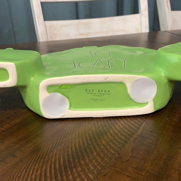 Rae Dunn Halloween decor pumpkin “so scary” - Picture 3 of 5